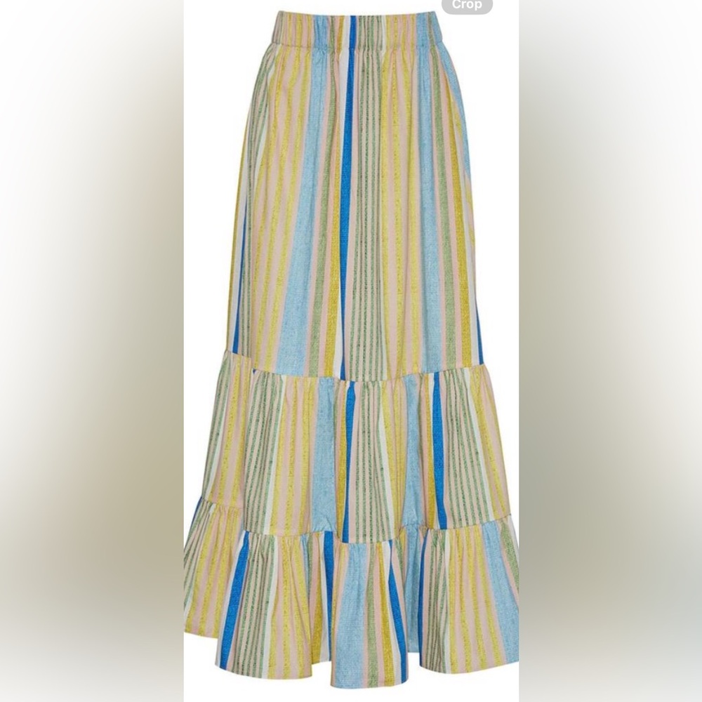 NWOT Cara Cara size XS Chase skirt in basket weave stripe
